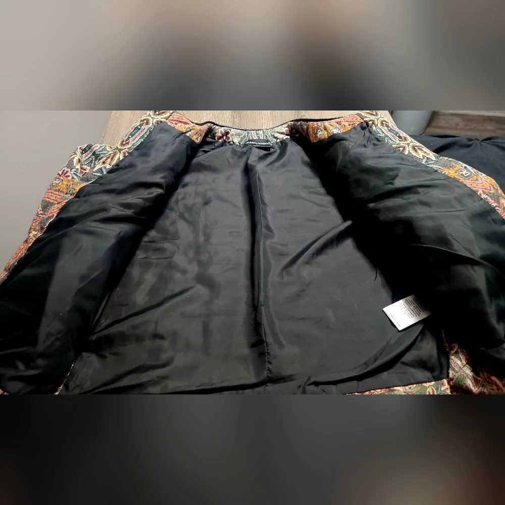 Womens Anthropology Hemant & Nandita Bohemian Embrod. Studded Jacket size Sm - Picture 8 of 9